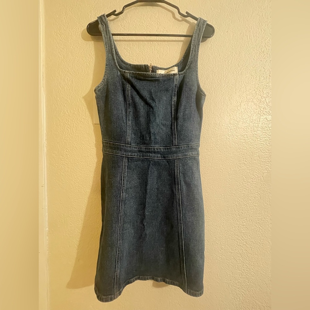 Reformation Parker Denim Blue Women's Dress - Picture 2 of 6